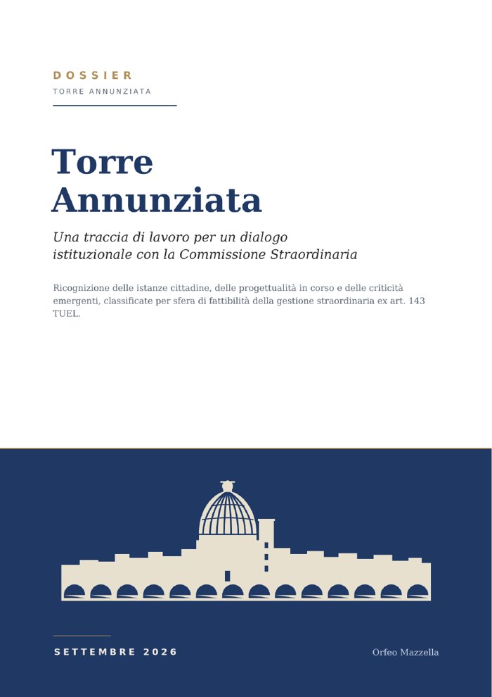 Copertina del documento di lavoro su Torre Annunziata